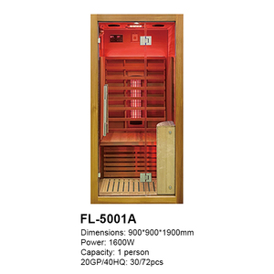 Sauna casera para <span class=keywords><strong>2</strong></span> personas infrarroja de luz roja de calor seco interior - Product Image 4