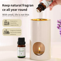 Huile essentielle de diffuseur de cosmétiques de beauté en gros, 70 parfums, huile essentielle naturelle d'arbre à thé, de rose, de romarin biologique, 10 ml