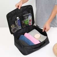 Portable voyage maquillage organisateur sac cosmétiques accessoires étui pour articles de toilette sacs cosmétiques pratiques pour utilisation en déplacement