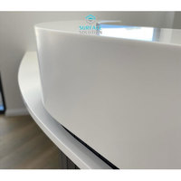 Vente flash - Panneaux en pierre artificielle PMMA, couleur veinée, comptoirs en acrylique, surface solide