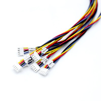 Kabel Harness Konektor JST 4Pin 2.0mm Pitch Kustom 22AWG 1007 Perakitan Kabel Warna-warni untuk LED, Peralatan Rumah Tangga, Elektronik