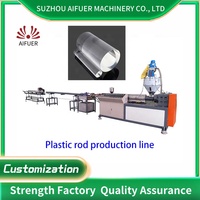 Machine d'extrudeuse en plastique de haute qualité pour la fabrication de PP PE PA POM PMMA Nylon ABS Rod Stick Bar Essential Screw Bearing Motor Gearbox