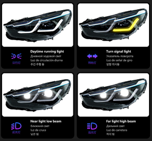 New AURON 5 Series F07 2010-2017 Auto LED Headlight <b>12V</b> 36W 6000K 6000 Lumens <b>Plug</b> Play Retrofit Upgrade 100% Fitment - Product Image 4