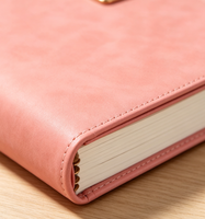 Carnet élégant A5 à fermeture magnétique, couverture rigide en cuir PU, 100 feuilles lignées épaisses, logo personnalisé en relief, cadeau d'affaires, agenda