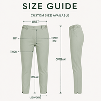 Pantalon de golf respirant et léger pour femme, coupe ajustée avec boucle latérale réglable, idéal pour l'entraînement sportif et les compétitions