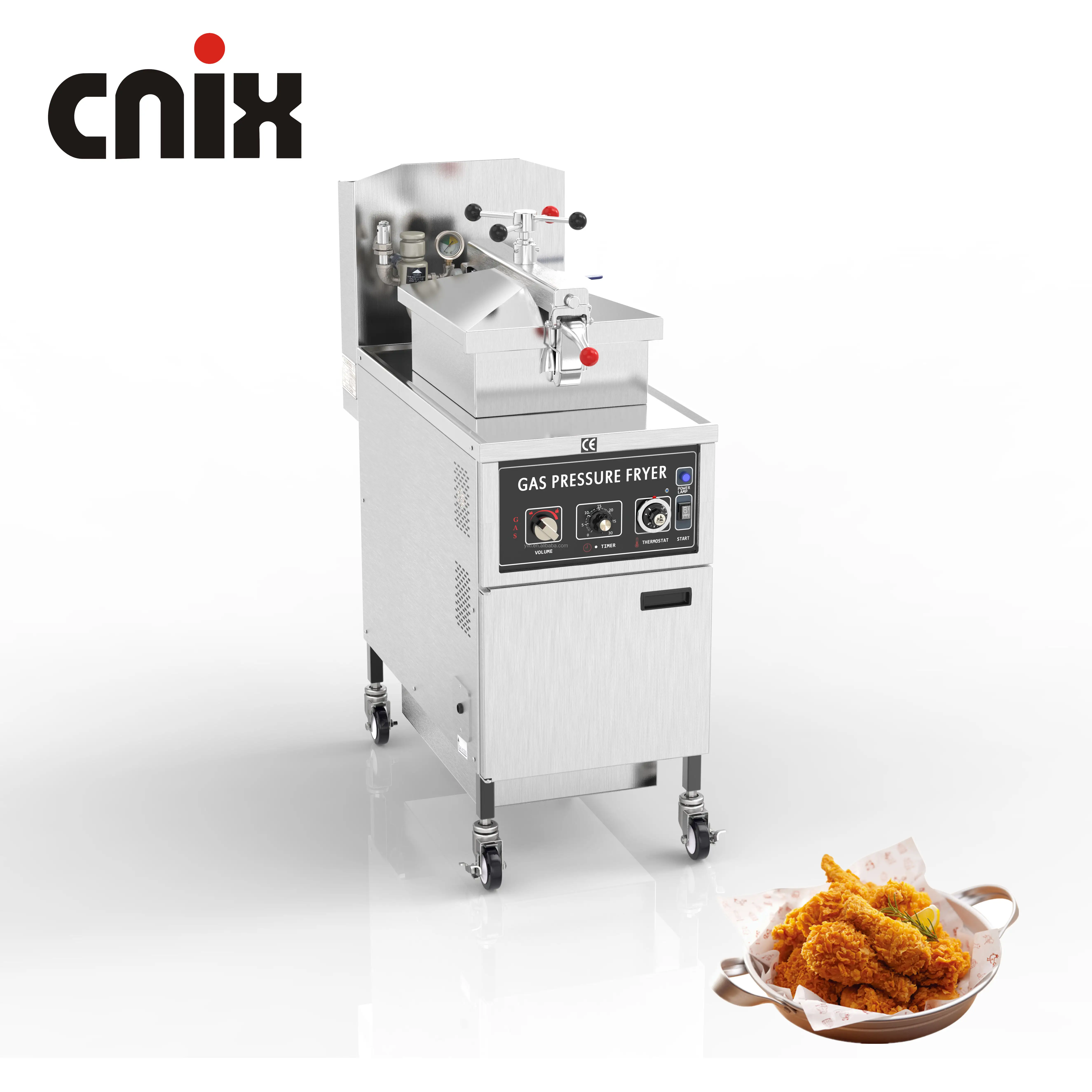 Cnix sıcak satış gaz kızarmış tavuk makinesi, satilik tüm tavuk gaz basınç fritöz MDXZ-25