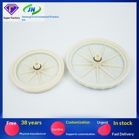 Diffuseur d'air à membrane microporeuse enfichable pour traitement des eaux usées, aérateur à plaque plate en EPDM/silicone personnalisé par le fabricant