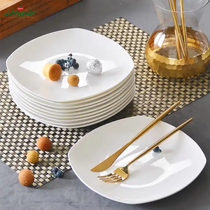 <span class=keywords><strong>Assiette</strong></span> Carrée en Porcelaine <span class=keywords><strong>Blanche</strong></span> de 7 Pouces de Haute Qualité, Prête à Expédier, Vente en Gros, Direct Usine, Pas Chère, pour <span class=keywords><strong>Restaurant</strong></span> - Product Image 5
