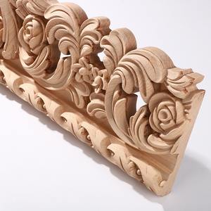 Fabrika yeni Modern taç kalıplama yüksek kalite katı ahşap Ceil Cornice kalıplama toptan tavan ahşap kalıplama CE belgelendirme - Product Image 4