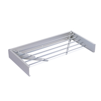 Porte-serviettes mural pliable en acier moderne pour appartement