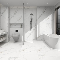 Carreaux de sol et de mur en porcelaine émaillée entièrement polie 60x120cm - Design moderne pour salle de bain et intérieur d'appartement