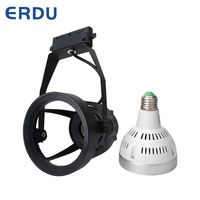 Éclairage sur rail LED PAR 30 durable, utilisant 170-240V, indice de facteur de puissance élevé 0,9, sans scintillement