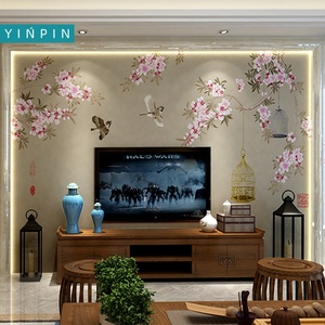 <span class=keywords><strong>Carta</strong></span> <span class=keywords><strong>da</strong></span> <span class=keywords><strong>Parati</strong></span> Asiatica con <span class=keywords><strong>Uccelli</strong></span>, Murale Classico Cinese per Casa <span class=keywords><strong>da</strong></span> Tè, <span class=keywords><strong>Carta</strong></span> <span class=keywords><strong>da</strong></span> <span class=keywords><strong>Parati</strong></span> 3D - Product Image 3