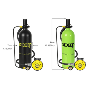 Cilindro de Aire de <span class=keywords><strong>Buceo</strong></span> DIDEEP de Alta Presión, 3000 PSI, 2L de Capacidad, con <span class=keywords><strong>Bolsa</strong></span> Portátil - Product Image 4