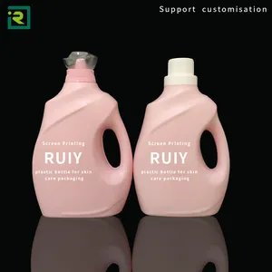 Bouteilles vides de détergent liquide en plastique rechargeables personnalisées disponibles à la vente