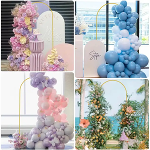 Lot <span class=keywords><strong>de</strong></span> 3 Offre Spéciale <span class=keywords><strong>or</strong></span> <span class=keywords><strong>blanc</strong></span> noir fleur <span class=keywords><strong>et</strong></span> <span class=keywords><strong>ballon</strong></span> en métal arc décoration mariage <span class=keywords><strong>or</strong></span> arc floral pour décoration <span class=keywords><strong>de</strong></span> fête - Product Image 5