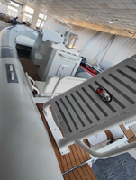 Bateau pneumatique en aluminium 6m 6 personnes XIANGDA ALA600 PVC, bateau rapide à jet, stable pour la pêche, garantie 3 ans, tube de 50cm