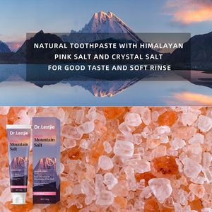 Pasta Dental Blanqueadora con Sal del <span class=keywords><strong>Himalaya</strong></span> Dr. Lestjie, Fórmula sin Flúor, Antibacteriana, Elimina Manchas Amarillas, Refresca el Aliento - Product Image 3