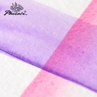 Phoenix 24 couleurs artiste fournitures d'art de haute qualité bloc de peinture aquarelle solide ensemble de couleurs à l'eau