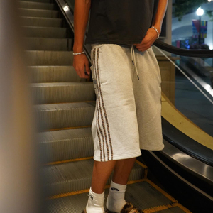 Manufacturer Custom Men's 100% Cotton High Street Casual Oversized Jogger Solid Vintage Baggy Breathable Elastic Waist <b>Shorts</b> - Product Image 2