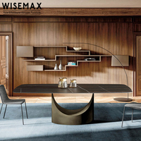 WISEMAX FURNITURE Nouvelle table de salle à manger italienne en pierre frittée table de cuisine table à manger en ardoise pour restaurant