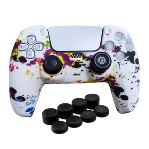 Funda protectora antideslizante de silicona suave con estampado de transferencia de agua, controlador de Gamepad, funda de piel, funda de Joystick para <span class=keywords><strong>PS5</strong></span> - Product Image 6