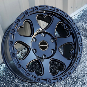 Ruota cuore personalizzata 18-24 pollici 5x120 5x114.3 5x127 5x5x130 Anti-anello per bmw Honda Hyundai jeep wrangler - Product Image 3