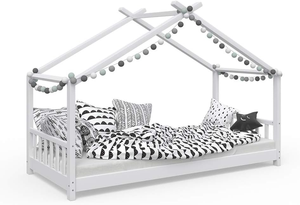 <span class=keywords><strong>Letto</strong></span> <span class=keywords><strong>Montessori</strong></span> per Bambini in Legno di Pino Massiccio, Ecologico e Durevole, Personalizzabile, Stile Casa - Product Image 6