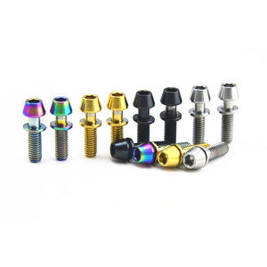 <span class=keywords><strong>Ti</strong></span> Bu Lông M5x16mm M5x18mm M5x20mm Allen <span class=keywords><strong>Hex</strong></span> Vít Côn Xe Đạp Đầu Titan Bolt Với Máy Giặt Xe Đạp Phụ Kiện - Product Image 3