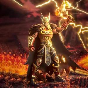 Figura Coleccionable <span class=keywords><strong>de</strong></span> la Serie Super War Game <span class=keywords><strong>de</strong></span> ZD Toys, Figura <span class=keywords><strong>de</strong></span> <span class=keywords><strong>Acción</strong></span> <span class=keywords><strong>de</strong></span> Thor, Estilo Videojuego, Escala 1/10, 18 cm/7 pulgadas - Product Image 3