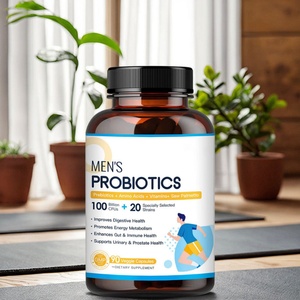 Enzimas Digestivas para Hombres OEM, Probióticos Naturales, Vitaminas Prebióticas para Adultos, Cápsulas de 100 Mil Millones de UFC para Hombres, Cápsulas de Probióticos - Product Image 4
