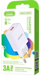 Chargeur USB Jokade 5V 3A Blanc Adaptateur de charge rapide pour appareils mobiles - Product Image 4