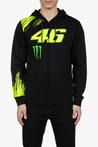 Venta caliente Monster-Energy 46 Sudadera con capucha Alta calidad 83% Algodón 17% Poliéster Antiarrugas Negro para la temporada de primavera - Product Image 2