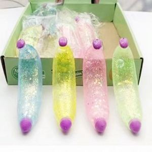 Wholesale Aurora Maltose 16cm Banana <b>Squishy</b> Toy TPR Portable Stress Relief Squeeze Gift for Kids and Adults - Product Image 2