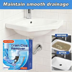 Pastiglie per la Pulizia e lo Sblocco di Tubi di Cucina e Bagno, Polvere Elimina-Odori per Sbloccare Scarichi e Fognature - Product Image 4