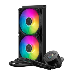 Cooler <span class=keywords><strong>Master</strong></span> B240ARGB Core AIO CPU Cooler-pompa a doppia camera, ventole RGB, silenziose per piattaforme AM5 e LGA1700 - Product Image 2