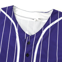 Jersey Baseball Custom Jahitan Khusus Kaos Baseball Personalisasi Seragam Olahraga untuk Remaja Jersey Baseball Hitam