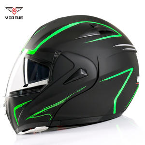 Casco Integrale in Fibra di Carbonio <span class=keywords><strong>VIRTUE</strong></span> DOT Approvato con Doppia Lente e Visiera in ABS Nuovo Standard Nazionale Taglia S <span class=keywords><strong>VIRTUE</strong></span>-808 per Moto - Product Image 5