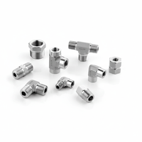 FD-LOK Accesorios de Tubería de Acero Inoxidable, Acero al Carbono y Latón, Rosca NPT ISO, Codo, Conexión en T, Acoplamiento, Buje, Tapón, Unión, Alta Presión