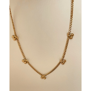 Cereza fruta pequeño encanto collar de acero inoxidable cadena de eslabones cubanos gargantilla Lisa collares Chic moderno lindo elegante joyería de fiesta - Product Image 4