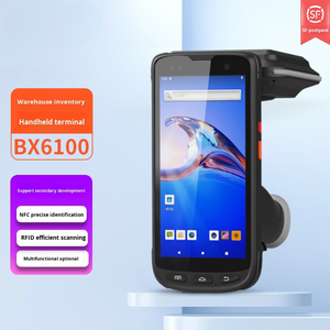 Stok kullanılabilirliği ile UHF Android PDA veri toplayıcı RFID envanter cihazı 5 inç barkod tarayıcı endüstriyel 2D - Product Image 4