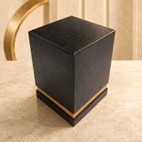 Boîte d'emballage de bougies personnalisées en gros, boîte cadeau rigide en papier de luxe avec insert pour pot de bougie parfumée haut de gamme