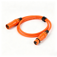 Connecteurs XLR 3 broches mâle/femelle en métal colorés pour câbles audio, équipement de sonorisation de scène et de concert