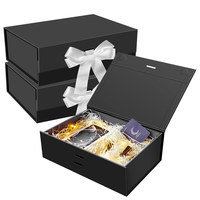 Boîte cadeau magnétique avec nœud papillon, boîte avec Logo, emballage personnalisé, papier recyclable, boîte cadeau d'expédition