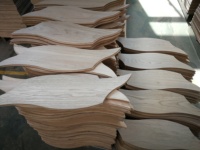 En Forme De ventilateur en Forme De Feuille De Plancher En Bois/Conception Incurvée Plancher En Bois/Panneau De Décoration Murale