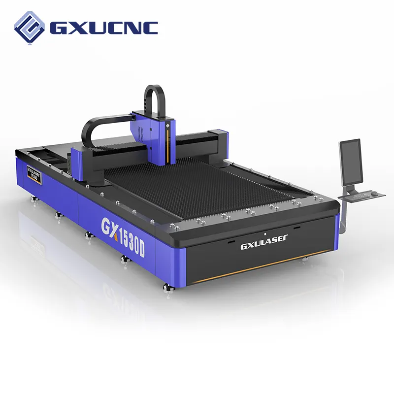 1530 Size 1500W Laser Generator Model GX-1530 CNC Sheet Metal Fiber Laser Cutting Machine