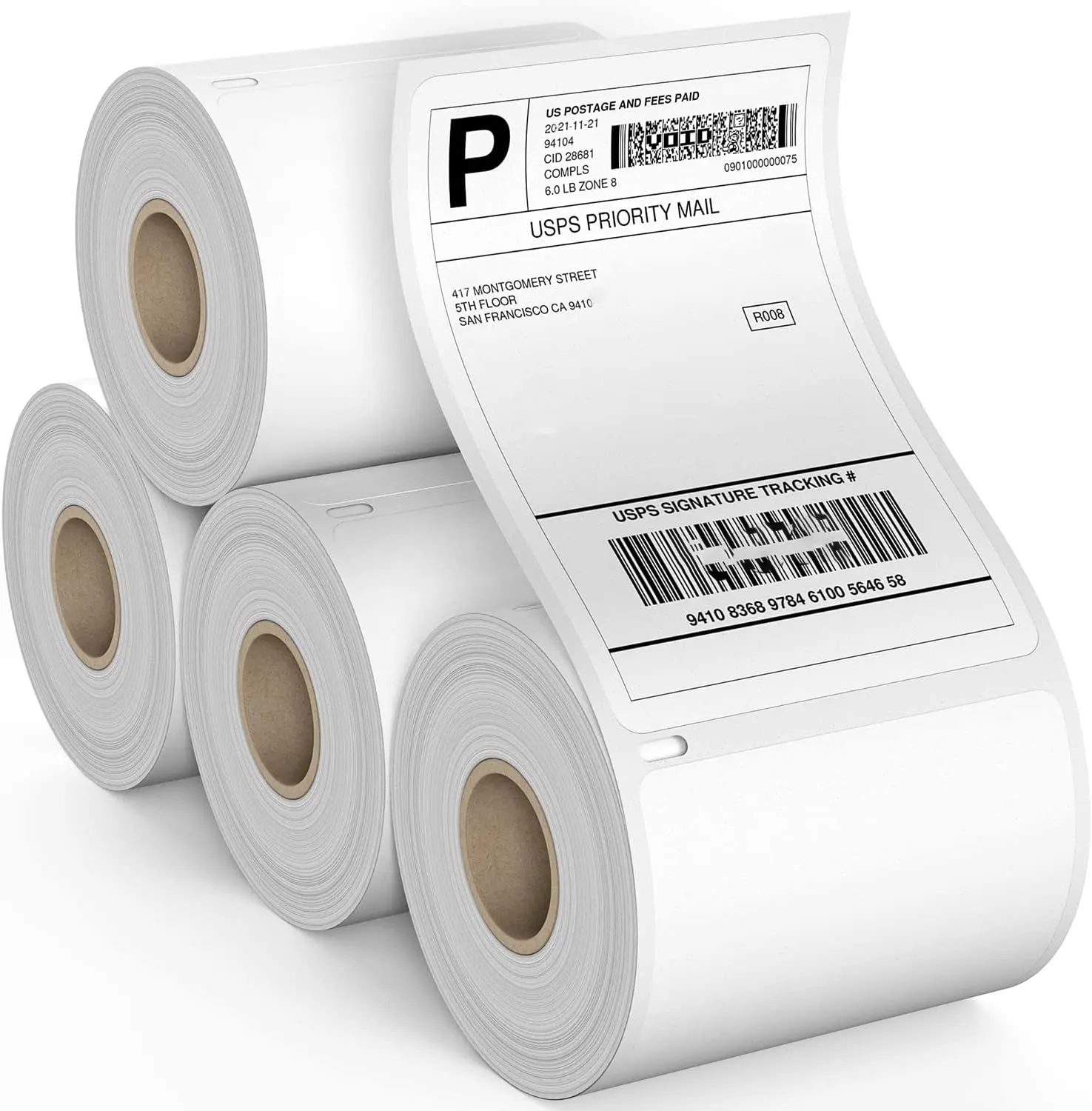 2024 Hot Sale 4x6 Thermal printer Labels for Shipping Address Labels 100x150mm
