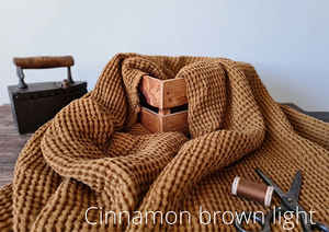 <span class=keywords><strong>Tissu</strong></span> gaufré en <span class=keywords><strong>lin</strong></span> et coton 11,8 oz, poids moyen, doux et absorbant, pour peignoir, serviette, couverture pour bébé - Product Image 3