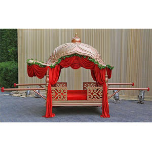 Palki de Novia con Temática Maharani, Increíble Entrada Nupcial, Doli/Palki para Bodas Musulmanas, Evento Nupcial, Doli/Palki para la Novia - Product Image 1