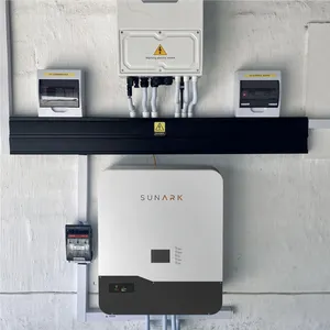 Baterías solares de litio de montaje en pared Sunark Power, 48 voltios, 100Ah, 200Ah, 5Kwh, 10Kwh, batería de almacenamiento de energía de iones de litio solar